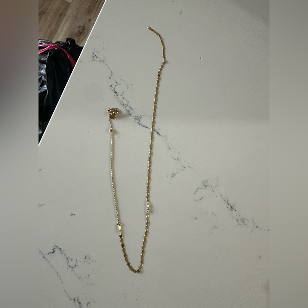 14k solid gold chocker necklace